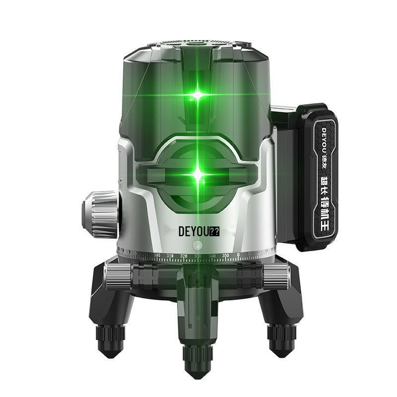 High-Precision Infrared Green Light Leveler with Remote Control and Auto Leveling