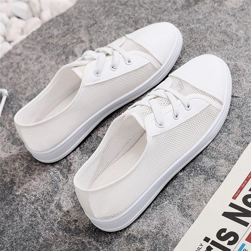 Fashion Flat Mesh Breathable Shoes for Women Summer Casual Slip On Stylish Original Sale Walking Light Designer Luxury 39 Woman Footwear