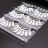 Yousheng 6Pcs  Makeup False Eyelashes  Soft  Comfortable To Wear  Chemical Fiber  Anime White False Eyelashes  for Masquerade