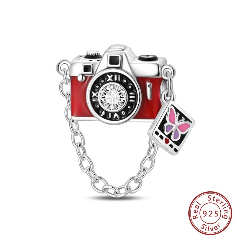 100% Metal Camera Typewriter Robot Bow Sweet Charms Beads 3Mm Make your own Best Fine Accessory Gifts Making Elegant Fashion Beautiful Lovely