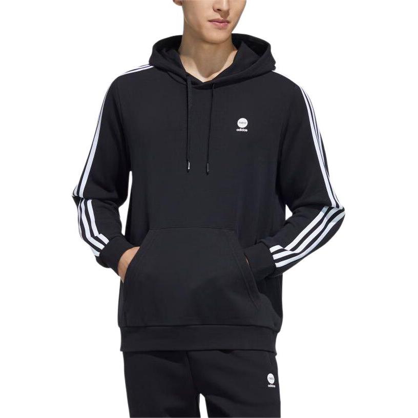 Adidas Neo Sweatshirts Men's Black Crew Neck Moderate Regular HD4671