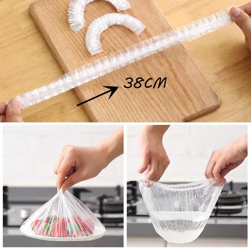 1000/500/300/100/50/10PCS Reusable Durable Food Storage Covers for Bowls Elastic Plate Lid Covers Vacuum Bags For Kitchen Food Fresh Seal