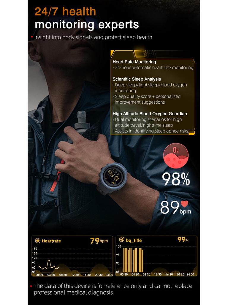 Student Sports Waterproof Smartwatch