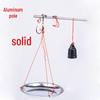 Aluminum and Wooden Rod Hand-Held Manual Platform Scale
