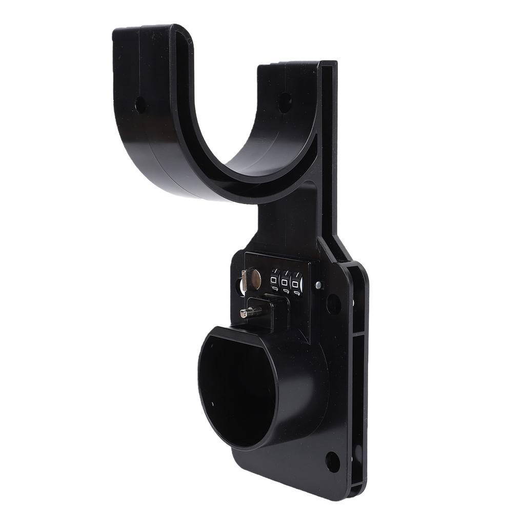 EV Charger Nozzle Holster Dock with Lock Wall Mount Charging Cable Holder Organizer for GB T Electric Vehicles