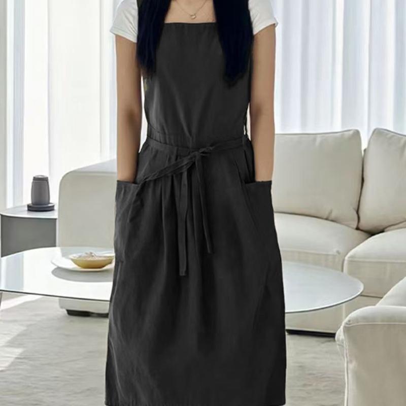 Wasserdichtes Kleid Polyester Schürze Langlebige Küchenkleidung Zum Kochen Reinigen Und Professionellen Gebrauch