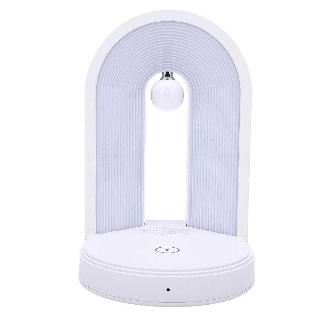 3 in 1 Night Light Bluetooth Speaker Phone Wireless Charger Touch Table Lamp Dimmable for Bedroom Home Office