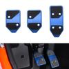 Beschleuniger Bremse Pedal Abdeckungen Rutschfest Gummi und Aluminium Stilvoll Auto Fußpedal Pads