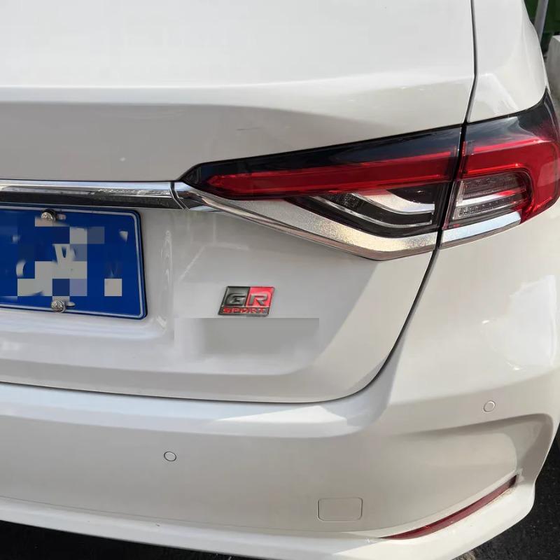 GR Sport metal car sticker badges for  Prado 86 HV Yaris RZ RC RS C-HR Corolla Prius Harrier Camry Tacoma Venza RAV4