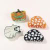 1 Stück Halloween Leuchtet im Dunkeln Geist Kürbis Clip Süßer Lustiger Haarclip Haifisch Clip Damen Haaraccessoires
