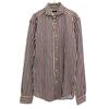 Unused BRIAN DALES Made In Italy Stripe Long Sleeve Shirt Men's Used