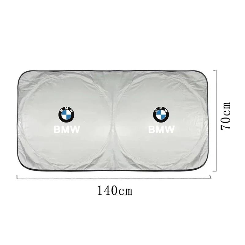KXMHU1 Car Sticker Car Windshield Sun Shade Visor UV Protection Shield For BMW Performance M3 M4 M5 F25 F26 F15 F16 E90 E91 E92 E60 E84