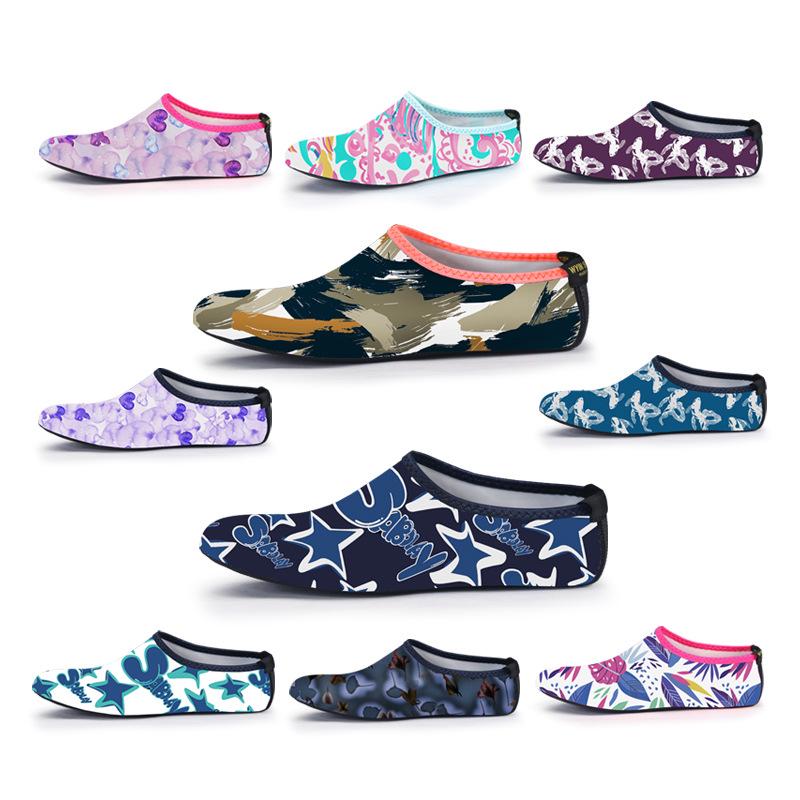 Sharkbao Lai Multicolor Diving Socks: Men's & Women's Anti-slip Snorkeling and Beach Socks Shoes