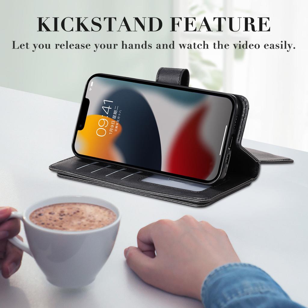 For iPhone 15 14 13 12 11 Pro Max Wallet Case[10 Card Slots]:Multi-Function,Flip Strap Zipper Card Holder Phone Case