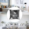 Cool Lustig Witzig K-Kanyes W-Wests Kissenbezug Milbendichter Kissenbezug Versteckter Reißverschluss Seidiger Kurzer Plüsch Sofakissenbezug