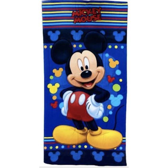 Serviette de bain - Disney - Mickey - 70 x 140 cm - 100% polyester - Absorbante