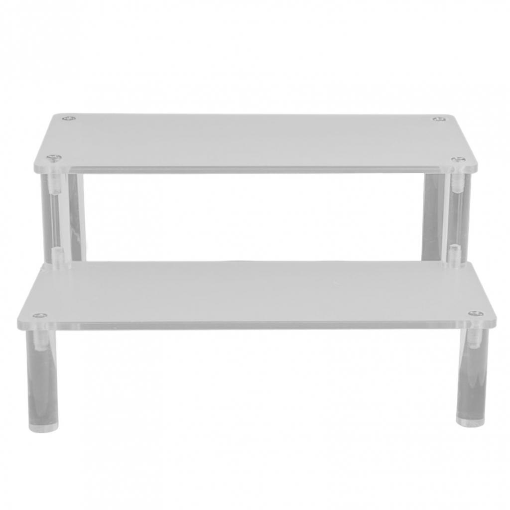 Desktop Storage Acrylic Display Stand Transparent Storage Rack Elegant Display
