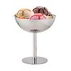 Ice Cream Cups Salad Bowl Stainless Steel Bowl Dessert Fruit Plate Snack Dish Ice Cream Bowl Metal Holder