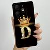 For Infinix Smart 8 Case X6525 Crown Letter Soft Phone Cases For Infinix Smart 8 Pro Smart8 HD PLUS Camera Protection Back Cover