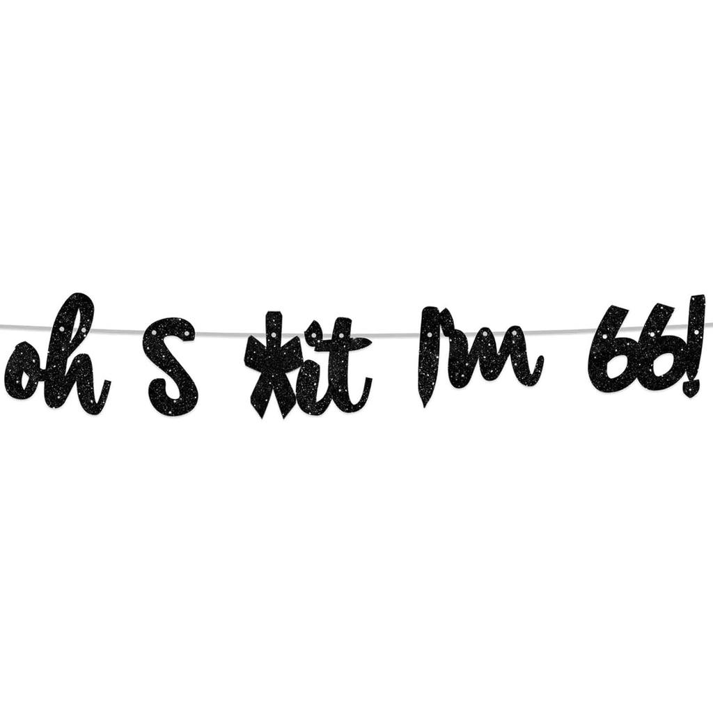 Oh I’m 30! Banner Backdrop Glitter Black Hallo Thirty Cheers to 30 Years Old Theme Decor for Man Woman Happy 30th Birthday Party Photo Studio Prop