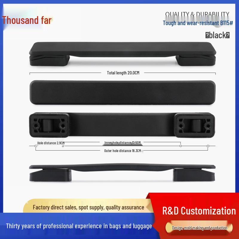 Luggage Handle Replacement & Repair Kit - Leather Case & Bag Accessories