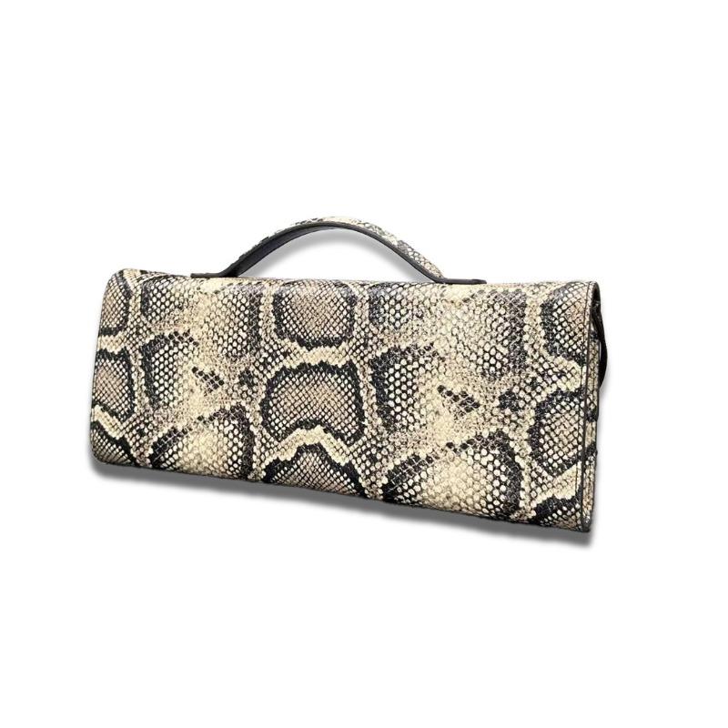 Hot-selling Snake Pattern Series Hand-woven Niche Dinner Bag High-end New Shoulder Messenger Women's Bag
