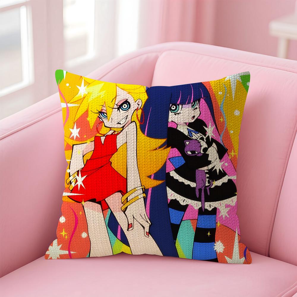 PPanty StockingGarterbelt Cushion Cover Natural Linen Pillow Case DoubleSided Print Decorative Sofa Pillowcase Home Decor Gift
