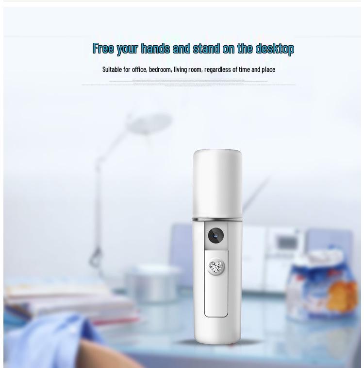 Portable USB Rechargeable Handheld Mist Sprayer & Humidifier