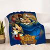 1pc, Mickey Mouse & Pete Blanket Seasonal Universal Throw Blanket for Room