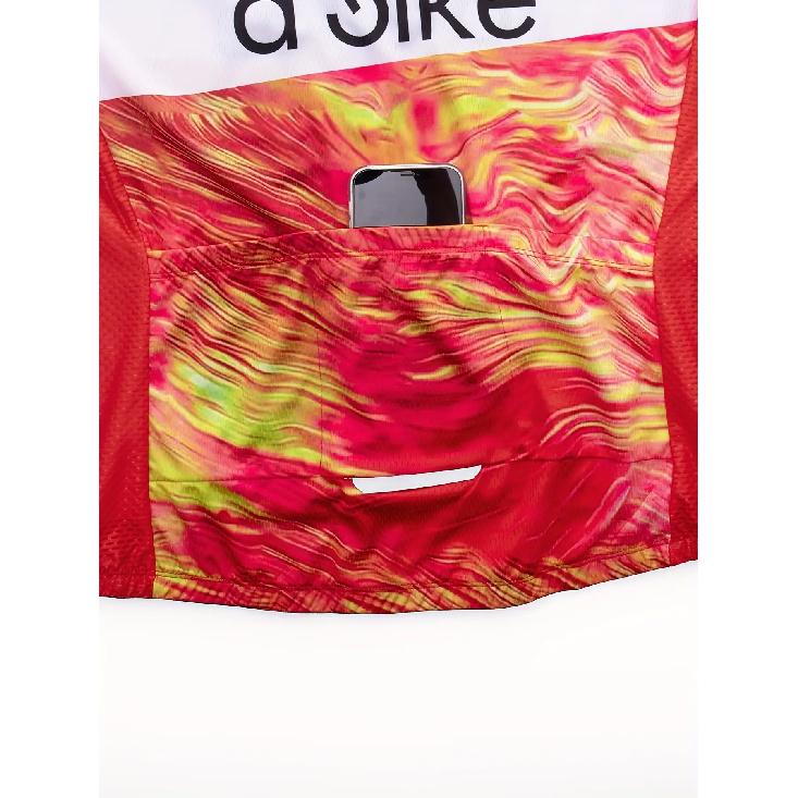 Herren Radtrikot - Schnelltrocknend, feuchtigkeitsableitend, Fahrradshirt mit Reißverschluss, atmungsaktives Sportoberteil für MTB, Straßenrennen, Fitnessstudio -