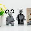 New Nights In The Forest Deer Owl Goat Monster Building Blocks Collectible Decoration Model Set Have Children Toy LED 99 light s STEM DIY Model Kit 3D