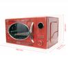 Mikrowellenherd Grill Mikrowelle Retro 1150W 20L Rot Mikrowelle