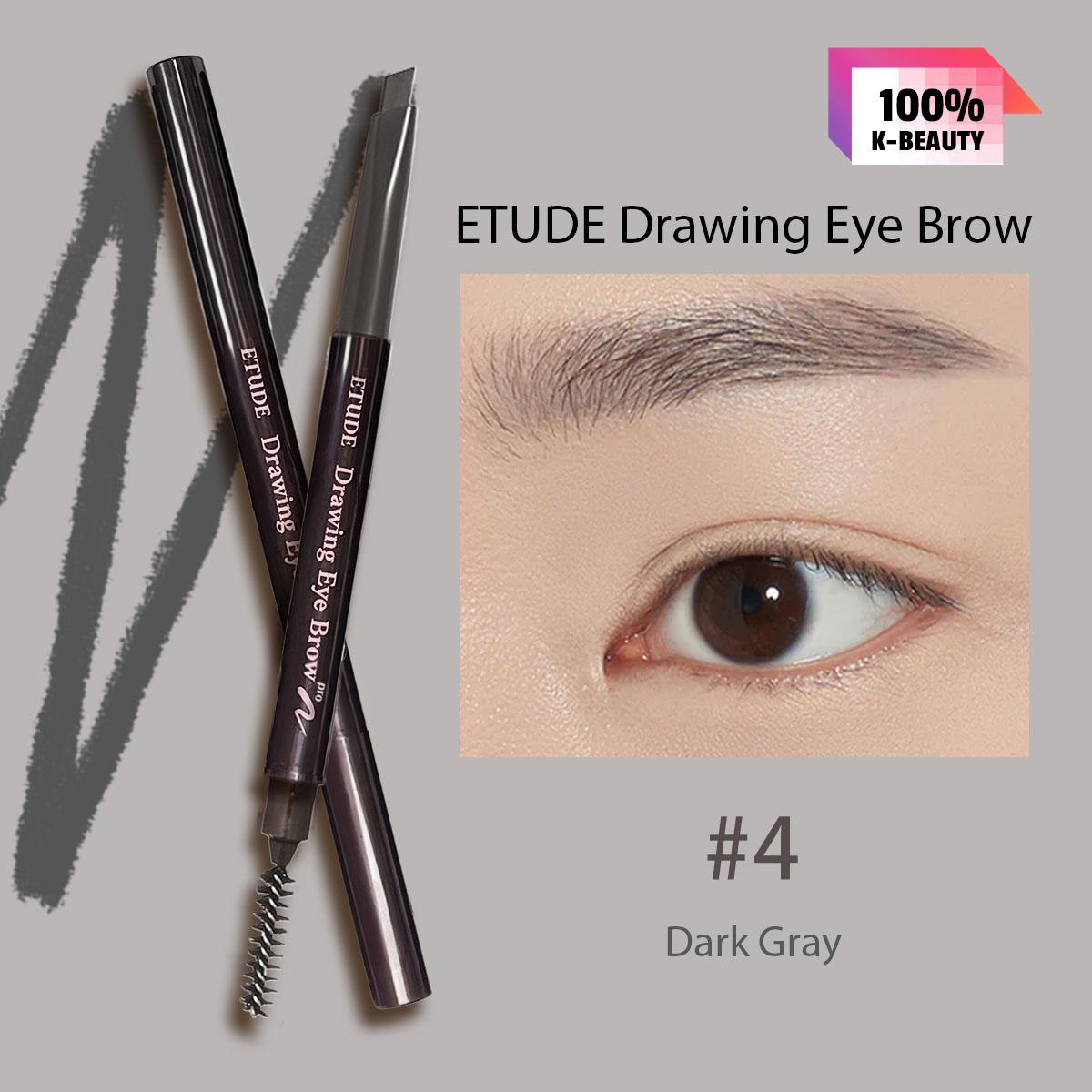 ETUDE Rysująca Kredka do Brwi 0.25g/0.01oz (6 opcji kolorów) 04 Dark Gray