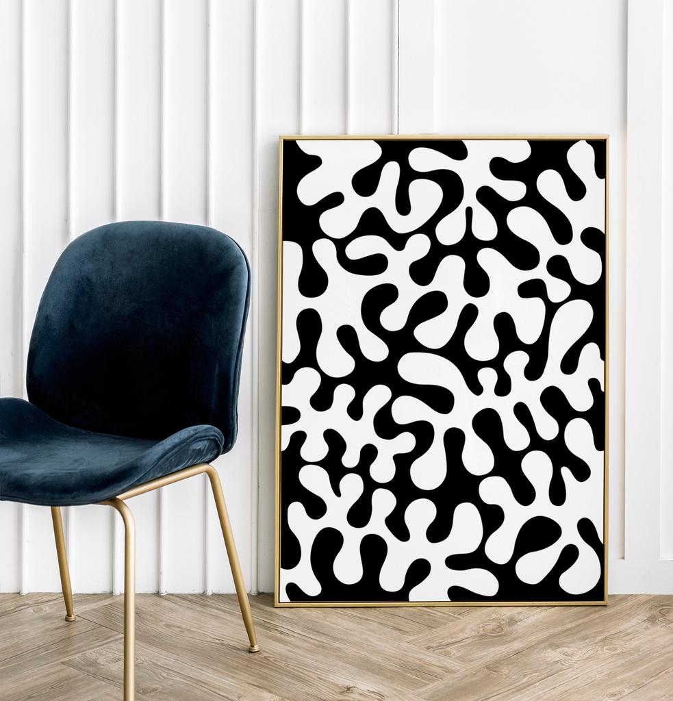 Matisse Poster Black and White