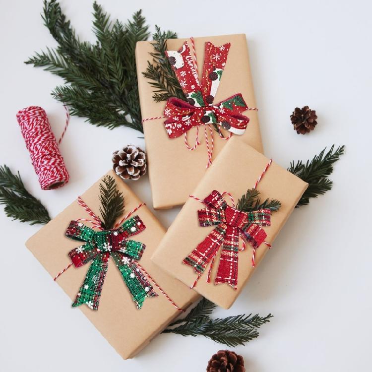 Decorative Christmas Cabinet Bowknot Sturdy and Fade Resistant Portable Accessory for Indoor Designers Daily Use