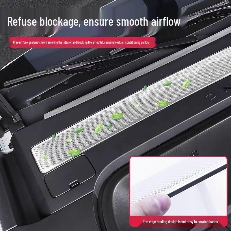 Xiaopeng GX Stainless Steel Scratch-Resistant Interior Vent Cover