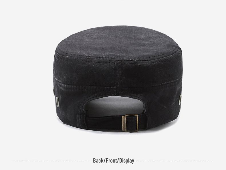 Breathable Adjustable Cotton Flat Top Duckbill Hat