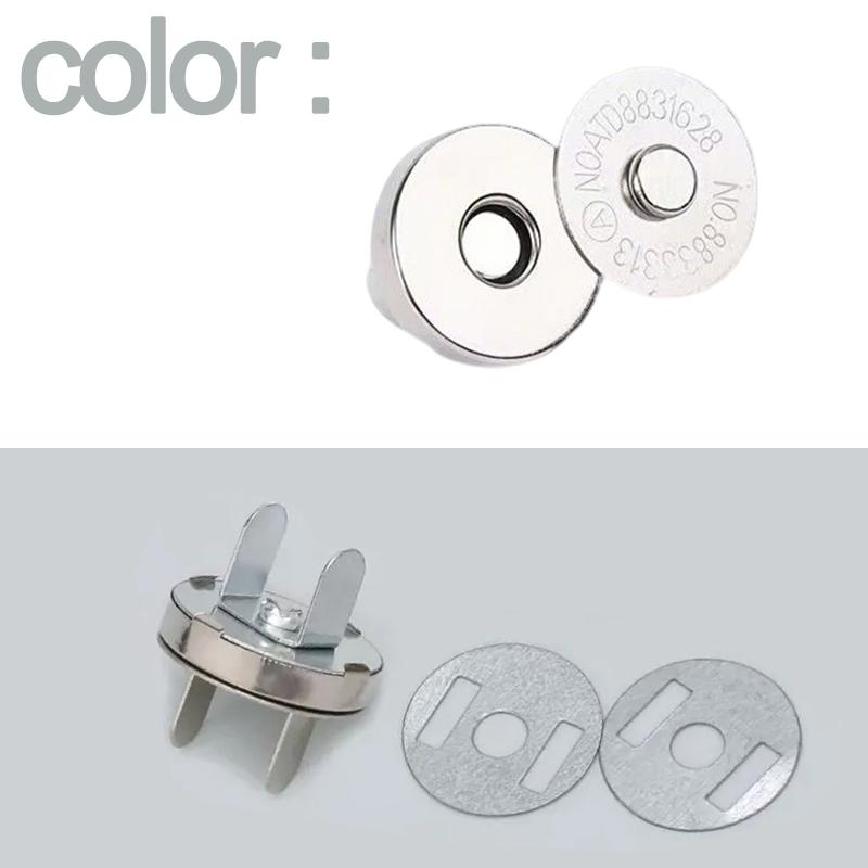 Metal Magnetic Snap Fasteners for Bags, Wallets, Coats & Luggage