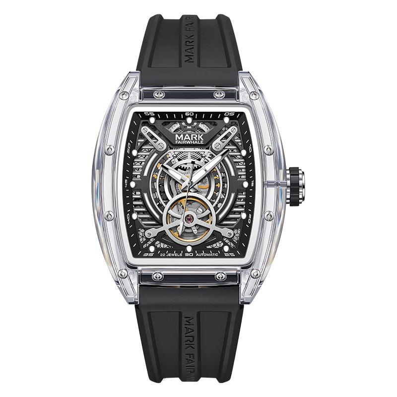 MARK FAIRWHALE new watch men hollow fashion trend mechanical watch waterproof glow-in-the-dark men's watch