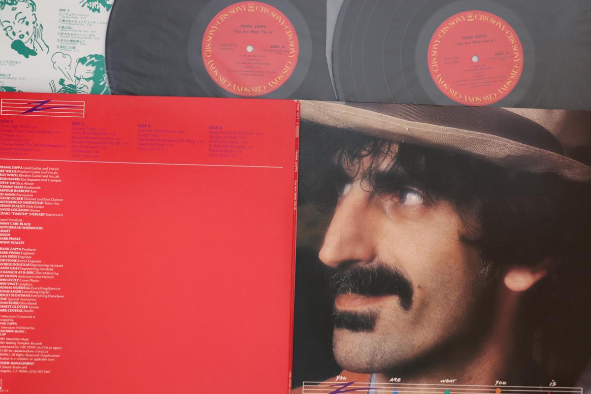 

LP Record FRANK ZAPPA - You Are What You Is 40AP2217 CBS SONY 1981 Japan Rock Used