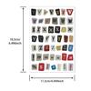 10 Sets Retro Watercolor Letter Stickers - Creative Stationery for DIY Notebook Decoration