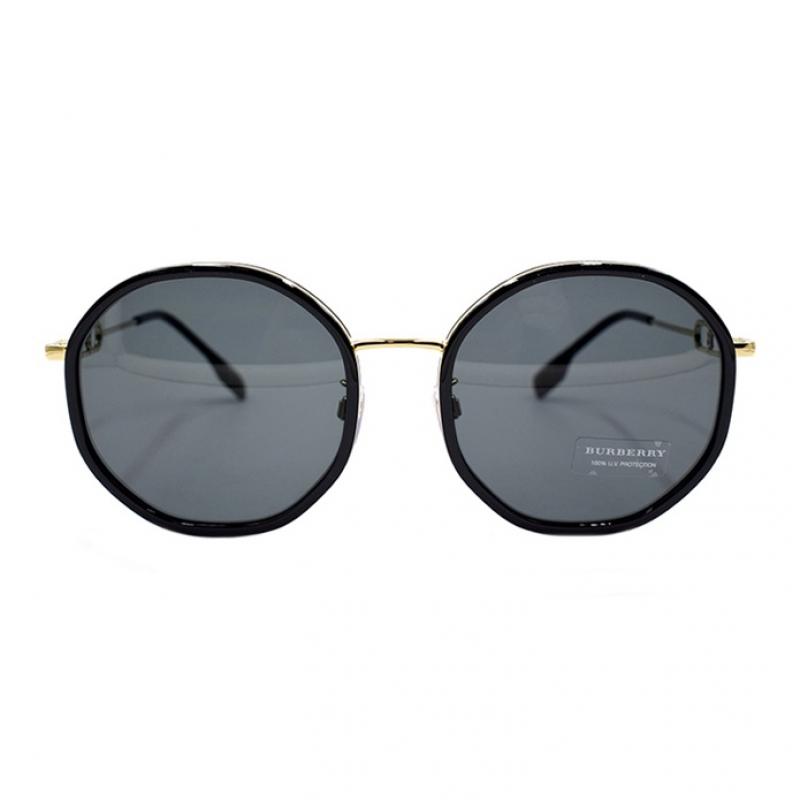 

BURBERRY B. MONOGRAM Trendy Cool Holiday Travel Sunglasses 3127D Women s Black Gold 57