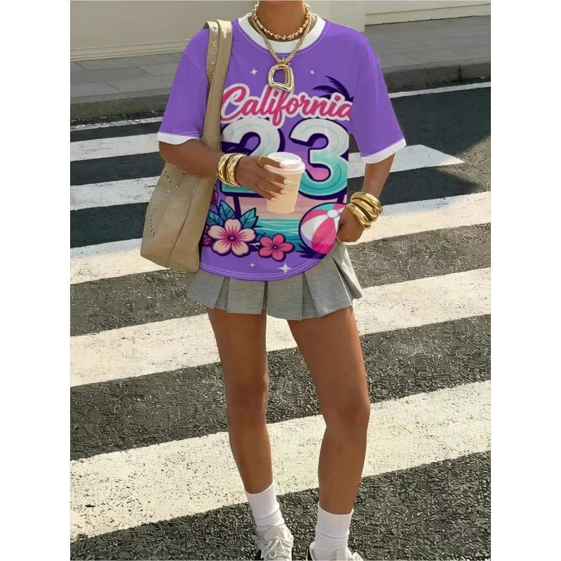 Casual Dames T-shirt met Korte Mouwen
