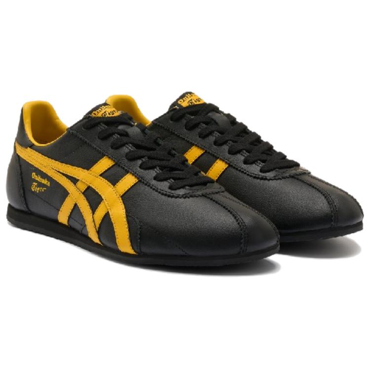 ONITSUKA TIGER Runspark Zapatos Casuales Versátiles Cómodos para el Estilo de Vida Unisex Zapatos Casuales Negro 1183C442-001