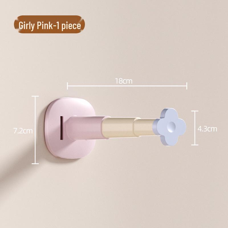 Wall-Mounted Retractable Clothes Hanger Rack - No Punch, No Trace Organizer for Home Balcony