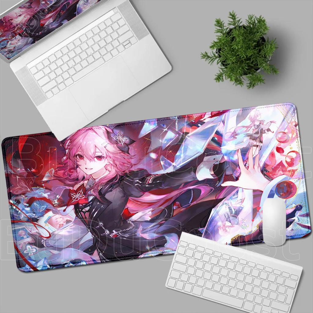 Pretty Cute Anime Girl Castorice Cyrene Evernight Hyacine Mouse Pad Laptop PC Mousepad Honkai Star Rail Anime Gaming HD Desk Mat