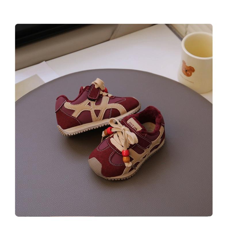 Jungen Fleece-Sneaker Winter Neu 1-3-6 Jahre Kinder Zwei Baumwolle Forrest Gump Schuhe Kindergarten Baby Warme Schuhe