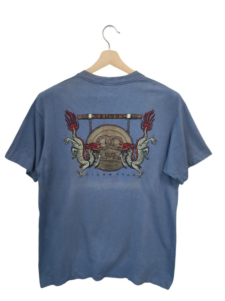 90s OG Stussy double dragon Chinese tradition 'Gong' dancing dragon Stussy Chinese festival art stussy achieve stussy Made in usa Large