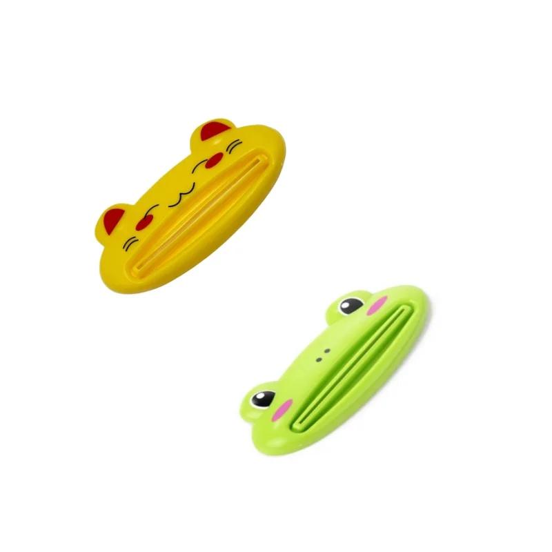 2/4/5pcs Cute Animal Multifunction Squeezer Toothpaste Squeezer Home Commodity Bathroom Tube Cartoon Toothpaste Dispenser