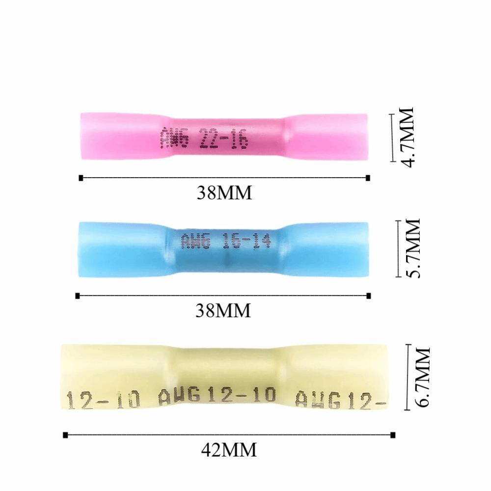 300 Pcs Insulated Heat Shrink Wire Connectors Electrical Terminals  Wire Cable Wrap